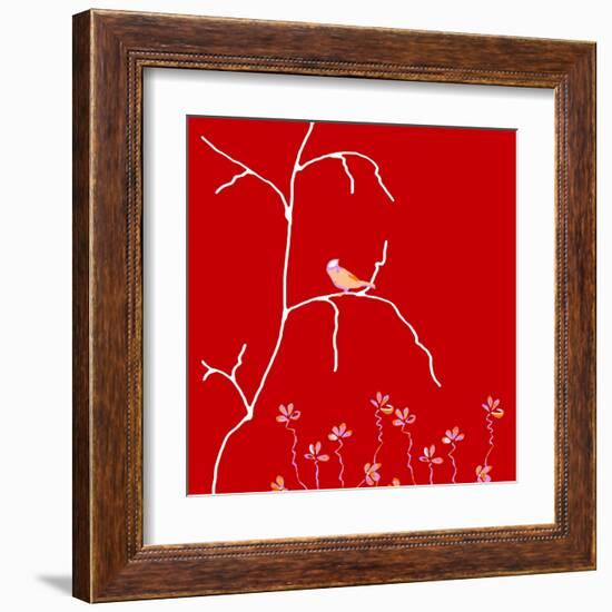 Alone But Never Lonely-Ruth Palmer-Framed Art Print