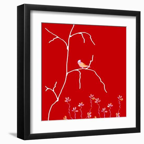 Alone But Never Lonely-Ruth Palmer-Framed Art Print