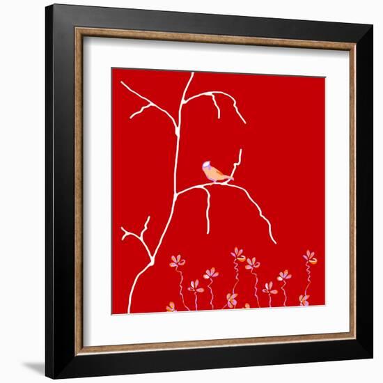 Alone But Never Lonely-Ruth Palmer-Framed Art Print