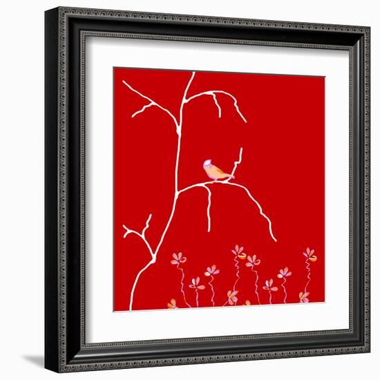 Alone But Never Lonely-Ruth Palmer-Framed Art Print