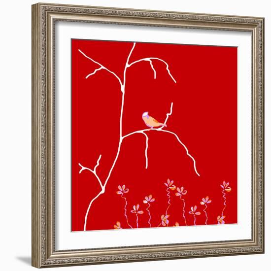 Alone But Never Lonely-Ruth Palmer-Framed Art Print