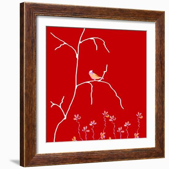 Alone But Never Lonely-Ruth Palmer-Framed Art Print