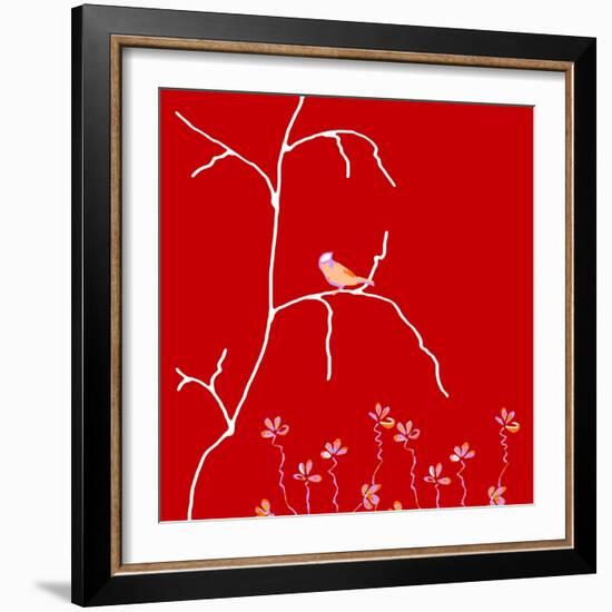 Alone But Never Lonely-Ruth Palmer-Framed Art Print