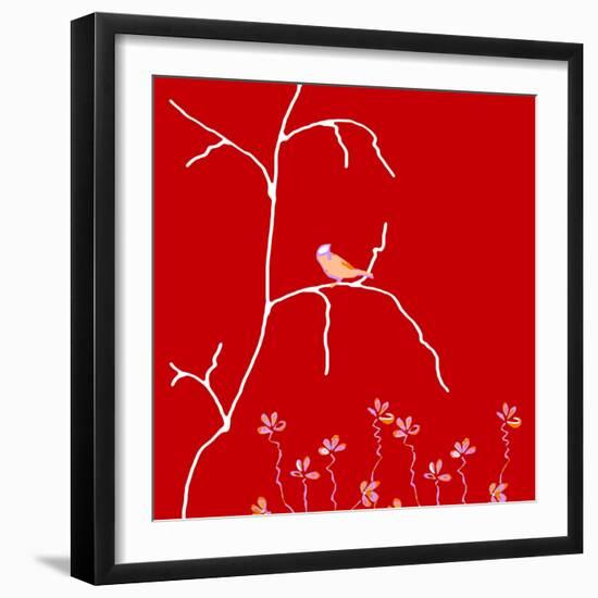 Alone But Never Lonely-Ruth Palmer-Framed Art Print