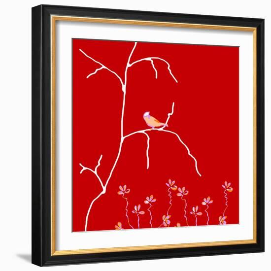 Alone But Never Lonely-Ruth Palmer-Framed Art Print