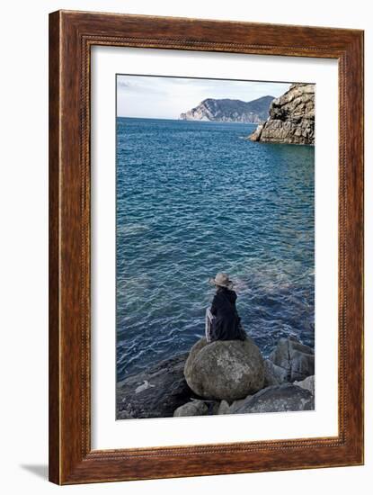 Alone by the Sea-Steven Boone-Framed Photographic Print