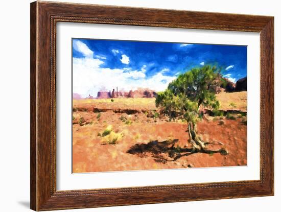 Alone in the Desert-Philippe Hugonnard-Framed Giclee Print