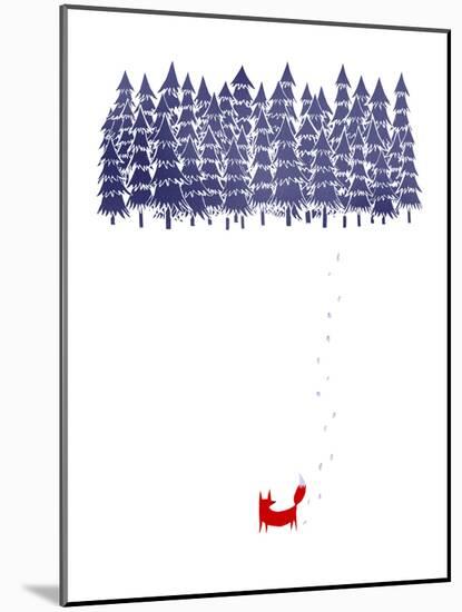 Alone in the Forest-Robert Farkas-Mounted Giclee Print