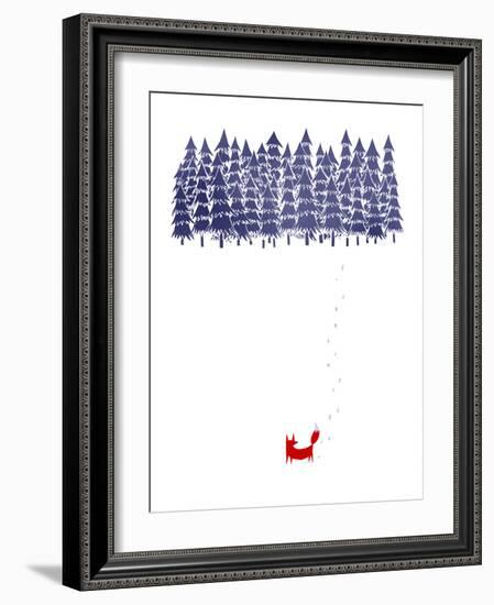 Alone in the Forest-Robert Farkas-Framed Giclee Print