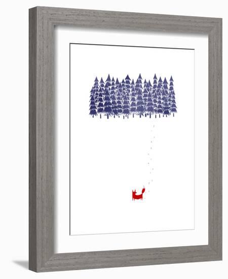 Alone in the Forest-Robert Farkas-Framed Art Print