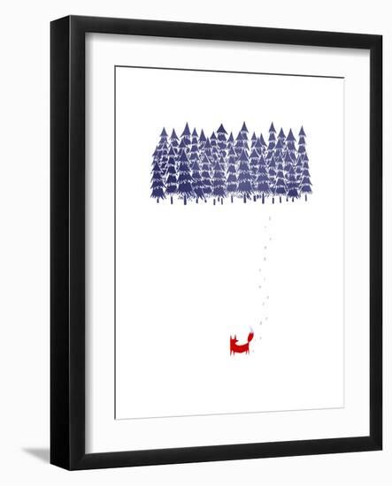 Alone in the Forest-Robert Farkas-Framed Art Print