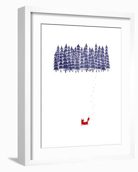 Alone in the Forest-Robert Farkas-Framed Art Print