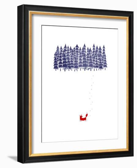 Alone in the Forest-Robert Farkas-Framed Art Print