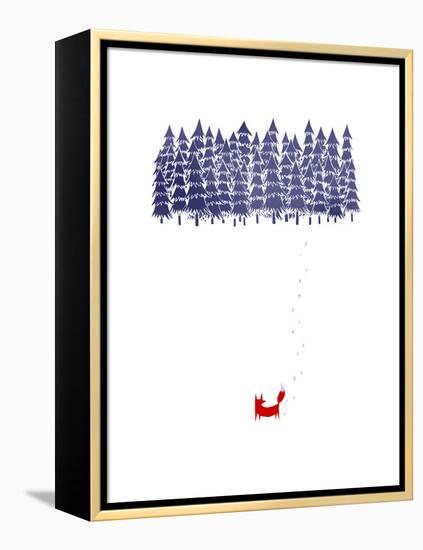 Alone in the Forest-Robert Farkas-Framed Stretched Canvas