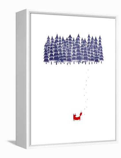 Alone in the Forest-Robert Farkas-Framed Stretched Canvas