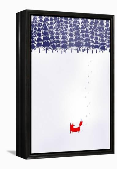 Alone in the Forest-Robert Farkas-Framed Stretched Canvas