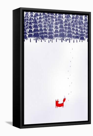 Alone in the Forest-Robert Farkas-Framed Stretched Canvas