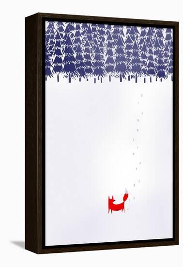 Alone in the Forest-Robert Farkas-Framed Stretched Canvas