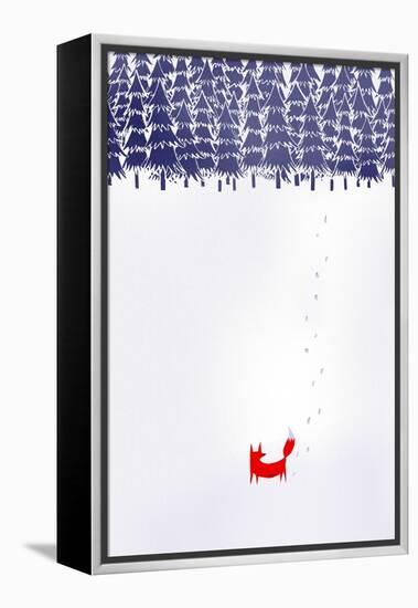 Alone in the Forest-Robert Farkas-Framed Stretched Canvas