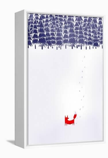 Alone in the Forest-Robert Farkas-Framed Stretched Canvas