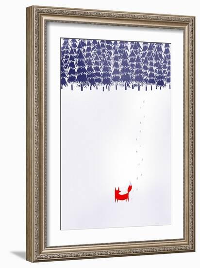 Alone in the Forest-Robert Farkas-Framed Premium Giclee Print