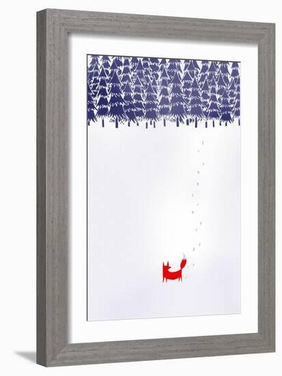 Alone in the Forest-Robert Farkas-Framed Premium Giclee Print