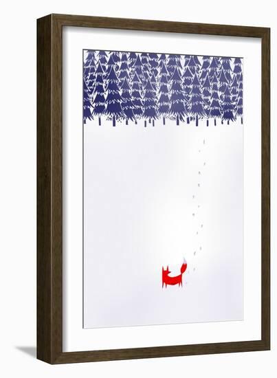 Alone in the Forest-Robert Farkas-Framed Premium Giclee Print