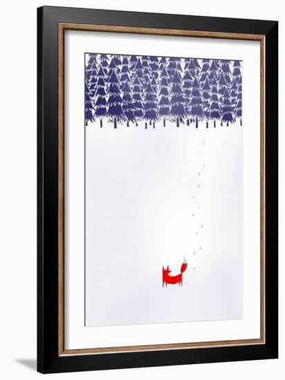 Alone in the Forest-Robert Farkas-Framed Premium Giclee Print