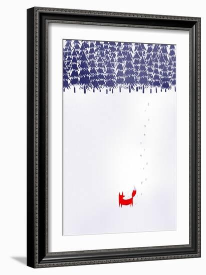 Alone in the Forest-Robert Farkas-Framed Premium Giclee Print