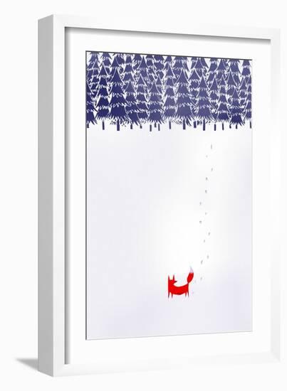 Alone in the Forest-Robert Farkas-Framed Art Print