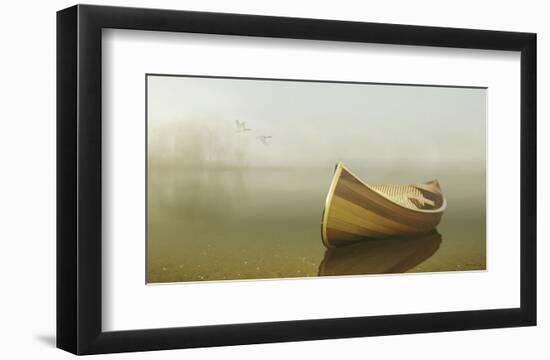 Alone in the Mist 2-Carlos Casamayor-Framed Art Print