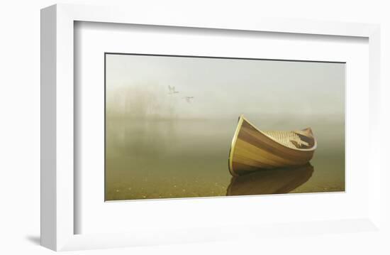 Alone in the Mist 2-Carlos Casamayor-Framed Art Print