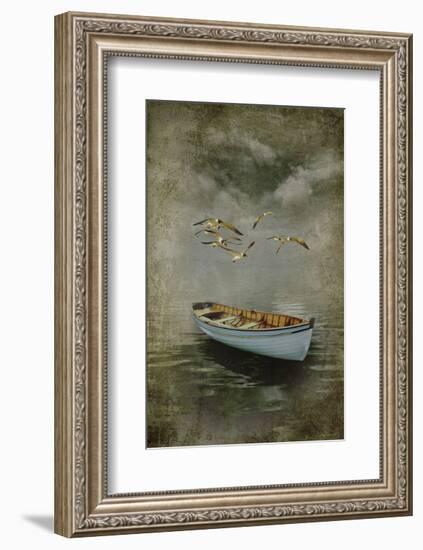 Alone in the Mist-Carlos Casamayor-Framed Art Print