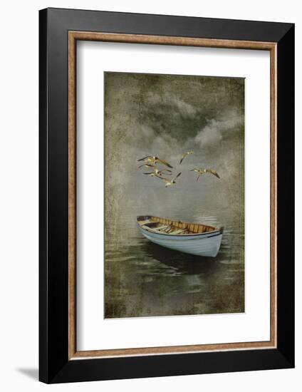 Alone in the Mist-Carlos Casamayor-Framed Art Print