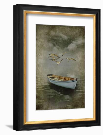 Alone in the Mist-Carlos Casamayor-Framed Art Print