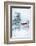 Alone in White-Philippe Sainte-Laudy-Framed Photographic Print