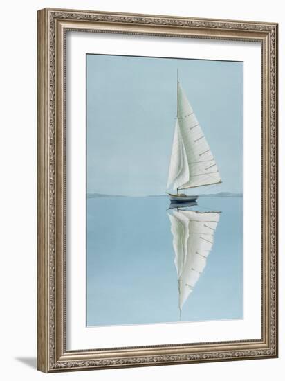 Alone On The Water-Max Maxx-Framed Art Print