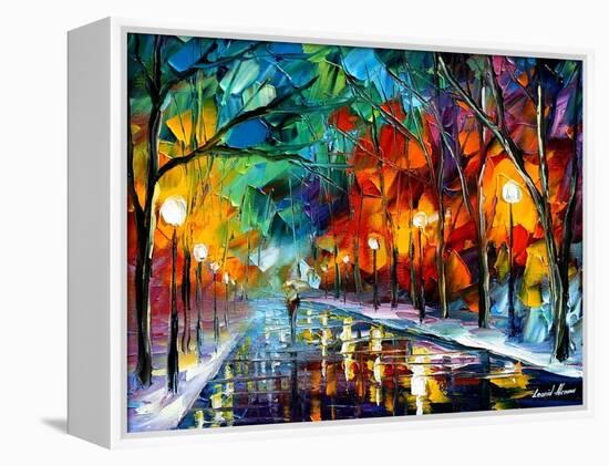 Alone Walk-Leonid Afremov-Framed Stretched Canvas