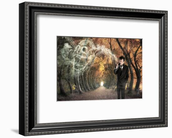 Alone-null-Framed Art Print