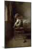 Alone-Theophile Emmanuel Duverger-Mounted Giclee Print