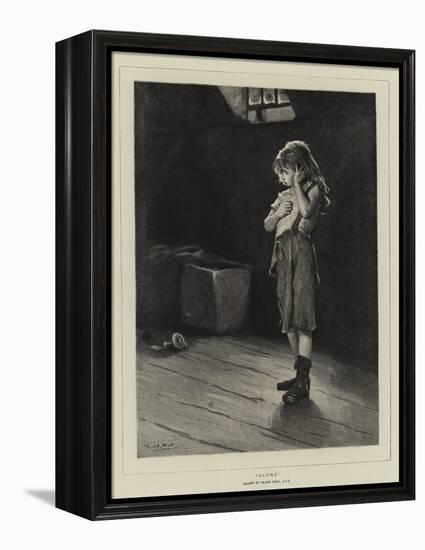 Alone-Frank Holl-Framed Premier Image Canvas