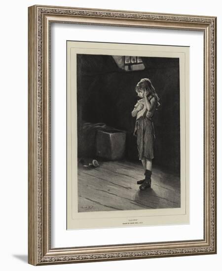 Alone-Frank Holl-Framed Giclee Print