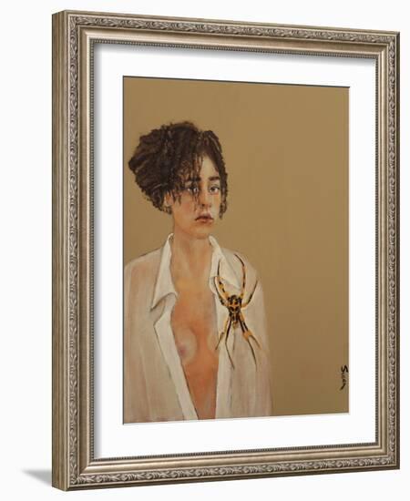 Along Came a Spider, 2017-Susan Adams-Framed Giclee Print