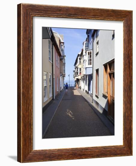 Along Jetty Street to the Seafront at Cromer, Norfolk, England, United Kingdom, Europe-Mark Sunderland-Framed Photographic Print