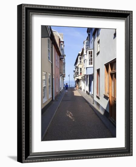 Along Jetty Street to the Seafront at Cromer, Norfolk, England, United Kingdom, Europe-Mark Sunderland-Framed Photographic Print