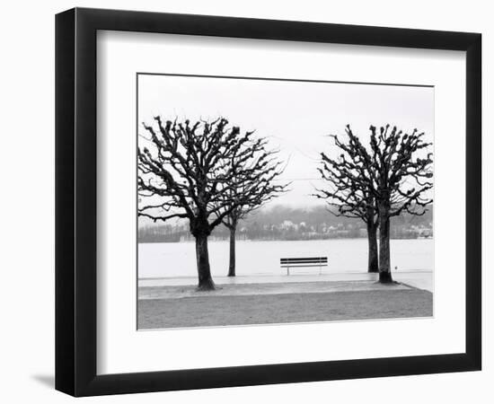 Along Lake Lucerne, Lucerne, Switzerland-Walter Bibikow-Framed Photographic Print