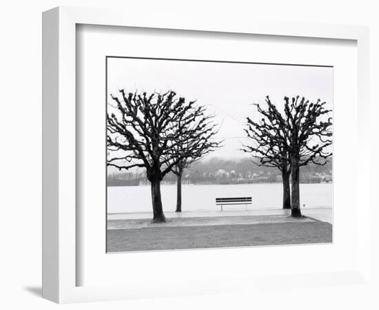 Along Lake Lucerne, Lucerne, Switzerland-Walter Bibikow-Framed Photographic Print