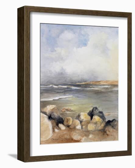 Along the Coast of Sardinia I-Lanie Loreth-Framed Art Print