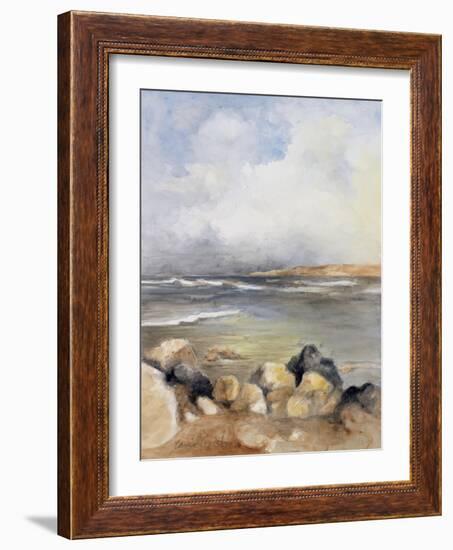 Along the Coast of Sardinia I-Lanie Loreth-Framed Art Print