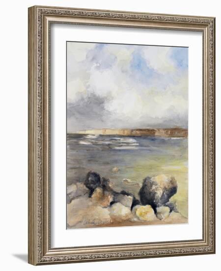 Along the Coast of Sardinia II-Lanie Loreth-Framed Art Print